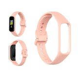 Maxbell Adjustable Silicone Band Watch Bands Wristbands fits Galaxy Fit 2 Light Pink