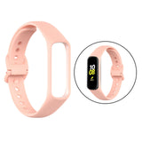 Maxbell Adjustable Silicone Band Watch Bands Wristbands fits Galaxy Fit 2 Light Pink