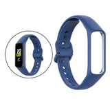 Maxbell Adjustable Silicone Band Watch Bands Wristbands fits Galaxy Fit 2 Blue