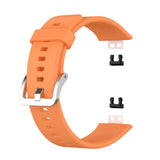 Maxbell Soft Silicone Watch Band For Huawei Watch Fit TIA-B09 TIA-B19 Orange