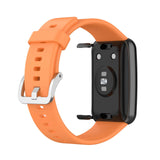 Maxbell Soft Silicone Watch Band For Huawei Watch Fit TIA-B09 TIA-B19 Orange