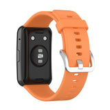 Maxbell Soft Silicone Watch Band For Huawei Watch Fit TIA-B09 TIA-B19 Orange