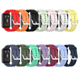 Maxbell Soft Silicone Watch Band For Huawei Watch Fit TIA-B09 TIA-B19 Orange