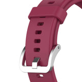 Maxbell Soft Silicone Watch Band For Huawei Watch Fit TIA-B09 TIA-B19 wine red