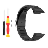 Maxbell Watch Band Replacement fits for Garmin Forerunner 30 35 35J Black