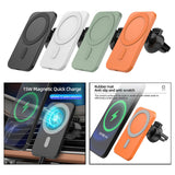 Maxbell K16 15W Car Magnetic Qi Wireless Charger  for iPhone 12 Mini Pro Max balck