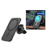 Maxbell K16 15W Car Magnetic Qi Wireless Charger  for iPhone 12 Mini Pro Max balck