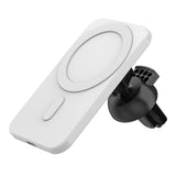 Maxbell K16 15W Car Magnetic Qi Wireless Charger  for iPhone 12 Mini Pro Max white