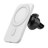 Maxbell K16 15W Car Magnetic Qi Wireless Charger  for iPhone 12 Mini Pro Max white