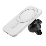 Maxbell K16 15W Car Magnetic Qi Wireless Charger  for iPhone 12 Mini Pro Max white