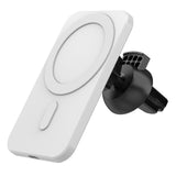 Maxbell K16 15W Car Magnetic Qi Wireless Charger  for iPhone 12 Mini Pro Max white