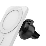 Maxbell K16 15W Car Magnetic Qi Wireless Charger  for iPhone 12 Mini Pro Max white
