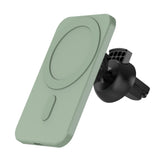 Maxbell K16 15W Car Magnetic Qi Wireless Charger  for iPhone 12 Mini Pro Max green