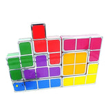 Maxbell New  LED Night Light Colorful Stackable Puzzles Lamp 7 Pieces Gifts