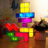 Maxbell New  LED Night Light Colorful Stackable Puzzles Lamp 7 Pieces Gifts