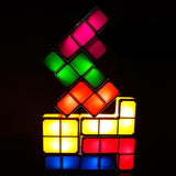 Maxbell New  LED Night Light Colorful Stackable Puzzles Lamp 7 Pieces Gifts