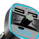 Maxbell Wireless Car FM Transmitters Multifunction Hands-Free Calling Dual USB Port