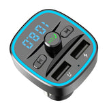 Maxbell Wireless Car FM Transmitters Multifunction Hands-Free Calling Dual USB Port