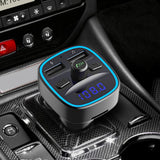 Maxbell Wireless Car FM Transmitters Multifunction Hands-Free Calling Dual USB Port