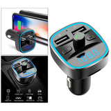 Maxbell Wireless Car FM Transmitters Multifunction Hands-Free Calling Dual USB Port