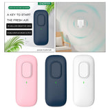 Maxbell Mini Negative Ion Air Purifiers Plug In for Home Ionizer Remove Smell  white