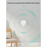 Maxbell Mini Negative Ion Air Purifiers Plug In for Home Ionizer Remove Smell  white