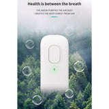 Maxbell Mini Negative Ion Air Purifiers Plug In for Home Ionizer Remove Smell  white