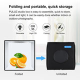 Maxbell Mini 10 inches Folding Photo Studio Light Box Set w/6 Backdrops Foldable