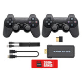 Maxbell USB Wireless Video Game Console Display on TV Double Controller 3000 Games