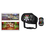 Maxbell 8Hole 120 Pattern Remote Sound Activated Party Stage Light USB Charging
