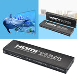 Maxbell HD 4K HDMI Matrix Switch Box Switcher Splitter Converter 6 in 2 out EU Plug
