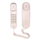 Maxbell Wall Mount Desktop Corded Fixed Telephone Landline Wired Handset Phone Pink