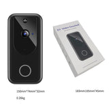 Maxbell 1080P HD Video Doorbell Wide Angle No Hard-Wiring Battery Powered for Home Black