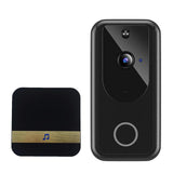 Maxbell 1080P HD Video Doorbell Wide Angle No Hard-Wiring Battery Powered for Home Black