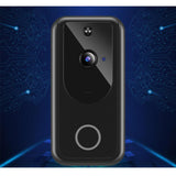 Maxbell 1080P HD Video Doorbell Wide Angle No Hard-Wiring Battery Powered for Home Black