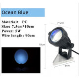 Maxbell Sunset Lamp Projection Sunset Light Projector Night Light US Ocean Blue