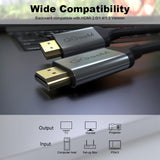 Maxbell HDMI 2.1 Cable 8K 48Gbps HD Quality Transmission High Speed Durable 1M