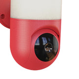 Maxbell Camera Wall Lamp IP Wireless 360 Degree Night Vision Auto Tracking US Red