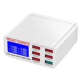 Maxbell Multiple 6-Port USB Charger Phone Charger Adapter QC3.0 Fast Charger US Plug