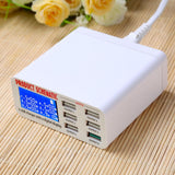 Maxbell Multiple 6-Port USB Charger Phone Charger Adapter QC3.0 Fast Charger UK Plug