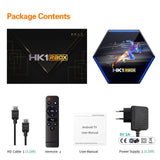 Maxbell HK1 R2 RK3566 Quad Core 1000M 2.4G 5G Dual Band Media Player 4+32G EU Plug