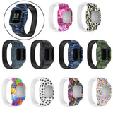 Maxbell Children Silicone Band Strap Belt Fit for GarminFit JR3 Footprints