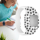 Maxbell Children Silicone Band Strap Belt Fit for GarminFit JR3 Footprints