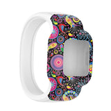 Maxbell Children Silicone Band Strap Belt Fit for GarminFit JR3 Peacock