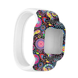 Maxbell Children Silicone Band Strap Belt Fit for GarminFit JR3 Peacock