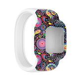 Maxbell Children Silicone Band Strap Belt Fit for GarminFit JR3 Peacock