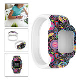 Maxbell Children Silicone Band Strap Belt Fit for GarminFit JR3 Peacock