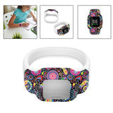 Maxbell Children Silicone Band Strap Belt Fit for GarminFit JR3 Peacock