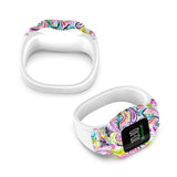 Maxbell Children Silicone Band Strap Belt Fit for GarminFit JR3 Facial Makeup