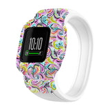 Maxbell Children Silicone Band Strap Belt Fit for GarminFit JR3 Facial Makeup